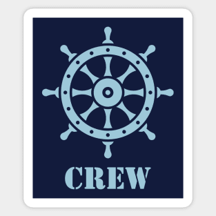 Crew (Crew Complement / Ship’s Wheel / Skyblue) Sticker